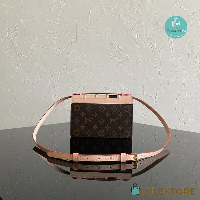 Louis Vuitton Book Chain Wallet Monogram Reverse Pink 20 x 14 x 4 cm - 1