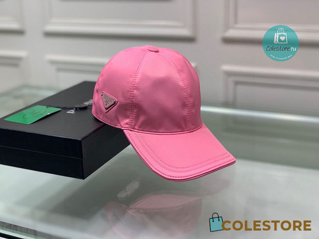 Prada Re-Nylon Baseball Cap Pink  - 1