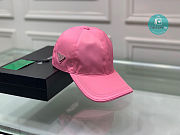 Prada Re-Nylon Baseball Cap Pink  - 1