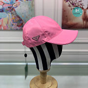 Prada Re-Nylon Baseball Cap Pink  - 2