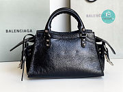 Colestore Balenciaga Neo Cagole City Handbag In Black 26x13x18cm  - 3