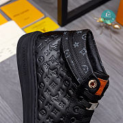 Louis Vuitton High Top In Monogram Black Sneakers - 6
