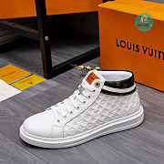 Louis Vuitton High Top In Monogram White Sneakers - 5