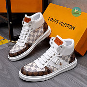 Louis Vuitton High Top In Damiers Sneakers - 1