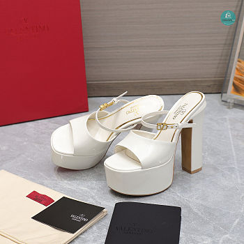 Valentino Garavani Tan-Go 155 Patent-Leather Platform Heels 155mm