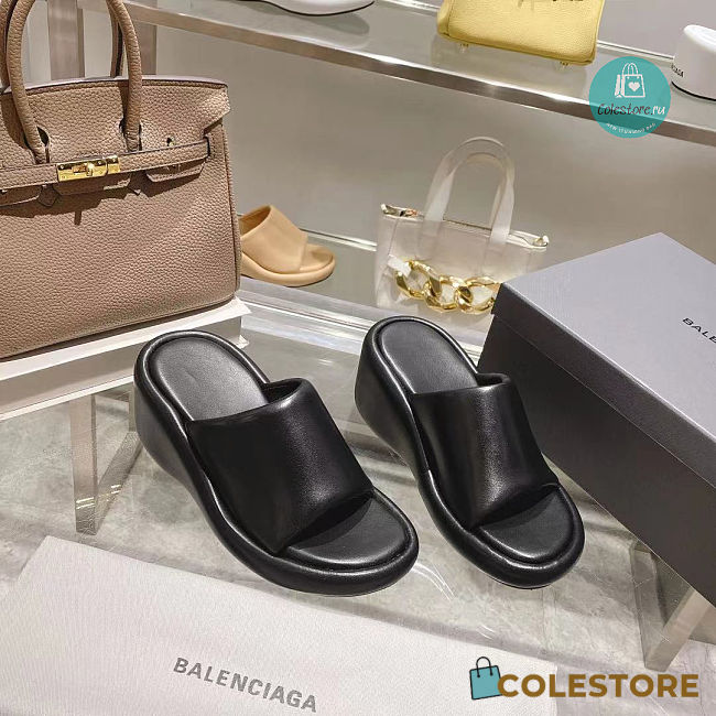 Balenciaga Rise Wedge In Black  - 1
