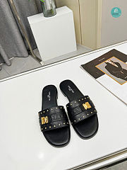 Louis Vuitton Lock It Flat Slipper In Black  - 1