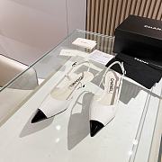 Chanel Slingback Black and white Shoes  - 2