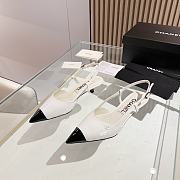 Chanel Slingback Black and white Shoes  - 6