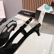 Chanel Slingback Black Shoes  - 3
