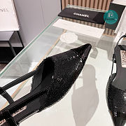 Chanel Slingback Black Shoes  - 4