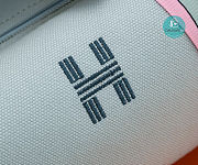 HERMÈS Toile Bride-A-Brac Small Travel Case Blue 25x21x14 cm - 2