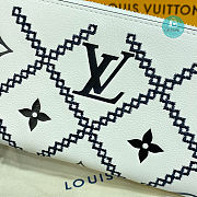 Louis Vuitton Monogram Unplant Brodelly Zippy Wallet 19.5x10.5x2.5cm - 2