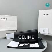 Celine Asymetric Clutch In Shiny Calfskin With Celine Print 31.5 X 17 X 4 CM - 1