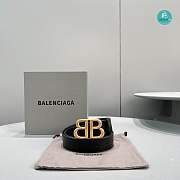 Gucci x Balenciaga The Hacker Project Large BB Belt GOLD-TONE 100x3cm - 1