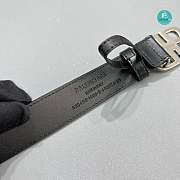 Gucci x Balenciaga The Hacker Project Large BB Belt Silver-TONE 100x3cm - 2