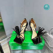 BOTTEGA VENETA Stretch Tassel-trimmed Leather Sandals In Black  - 2