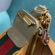 Gucci Attache Small Shoulder Bag In Brown Leather 35×4.5×30 cm - 5