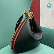 Gucci Attache Small Shoulder Bag In Black Leather 35×4.5×30 cm - 2
