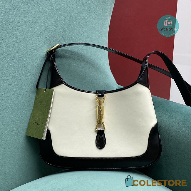 Gucci Jackie 1961 Small Shoulder Bag White/Black 28 x 19 x 4.5cm - 1