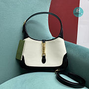 Gucci Jackie 1961 Small Shoulder Bag White/Black 28 x 19 x 4.5cm - 6
