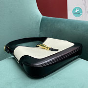 Gucci Jackie 1961 Small Shoulder Bag White/Black 28 x 19 x 4.5cm - 5