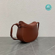 Celine Besace Noeuds Francais Bag Brown 25x8.5x19cm - 6