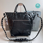 Colestore Balenciaga Le Cagole Men Medium Tote Bag Black 30x35x10cm  - 3