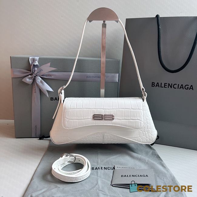 Colestore Balenciaga White Small XX Flap Bag 27X4.8X15.5cm - 1