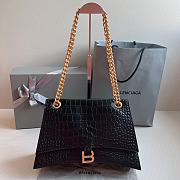 Colestore Balenciaga Crush Medium Chain Bag Crocodile Embossed 31x20x12cm  - 1