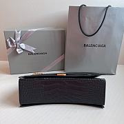 Colestore Balenciaga Crush Medium Chain Bag Crocodile Embossed 31x20x12cm  - 2