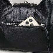 Colestore BALENCIAGA Medium Le Cagole Black Leather Shoulder Bag 37x25x13 cm - 6
