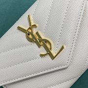 Colestore YSL Wallets On Chain White 13x2x9cm - 4