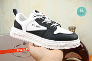 Prada White/Black Sneakers  - 3