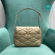 YSL 57 Hobo Bag Beige 24x5.5x18cm - 2