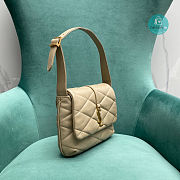 YSL 57 Hobo Bag Beige 24x5.5x18cm - 5