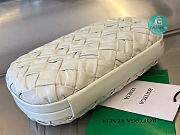 Bottega Veneta Off White Knot Clutch Bag M9988 19x11.5x5cm - 6