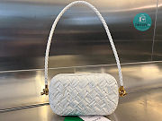 Bottega Veneta Knot On Strap White 717623 20x12x5x5cm  - 1