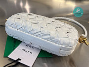 Bottega Veneta Knot On Strap White 717623 20x12x5x5cm  - 5