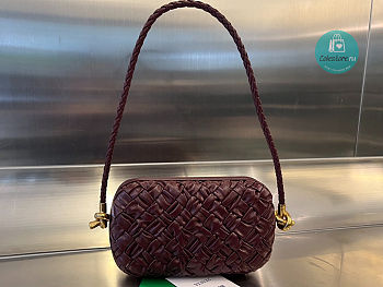 Bottega Veneta Knot On Strap Red 717623 20x12x5x5cm 