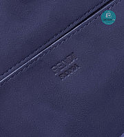 Fendi Navy Blue Baguette Chain Medium Shoulder Bag 24×6×13cm - 6