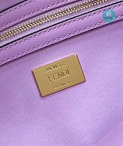 Fendi Borsa in paillette viola 27x5x14cm - 4
