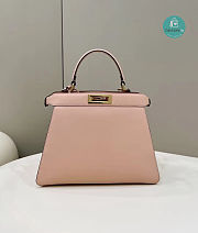 Fendi Pink Peekaboo Iseeu Medium Tote Bag 33.5x13x25.5cm - 3