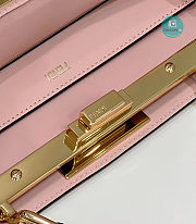 Fendi Pink Peekaboo Iseeu Medium Tote Bag 33.5x13x25.5cm - 4