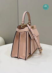 Fendi Pink Peekaboo Iseeu Medium Tote Bag 33.5x13x25.5cm - 5