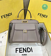 Fendi Grey Peekaboo Iseeu Medium Tote Bag 33.5x13x25.5cm - 1