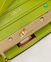 Fendi Peekaboo Iseeu Petite Green 20x11x15cm - 3