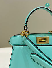 Fendi Peekaboo Iseeu Petite Blue 20x11x15cm - 2
