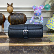 Louis Vuitton 3 Watches Case Black - 1