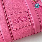 Marc Jacobs The Leather Medium Tote Bag Pink 26×20×13cm - 4